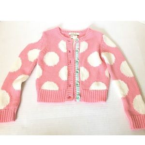 Matilda Jane Pink Sweater Polka Dots Size 4